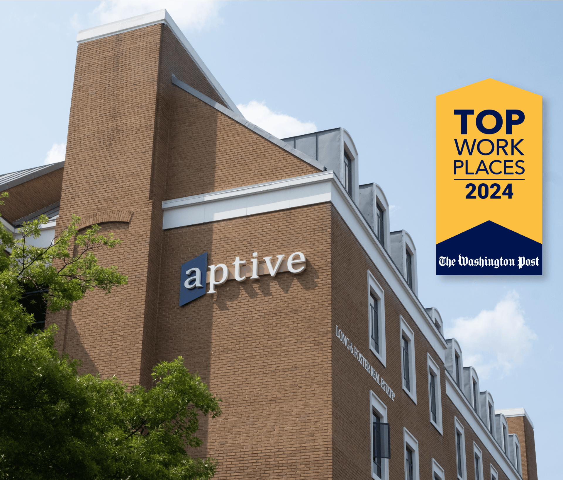 Aptive Named a 2024 Washington Post Top Workplace Aptive Resources